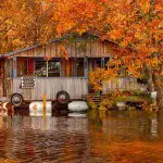 house-on-water-in-autumn