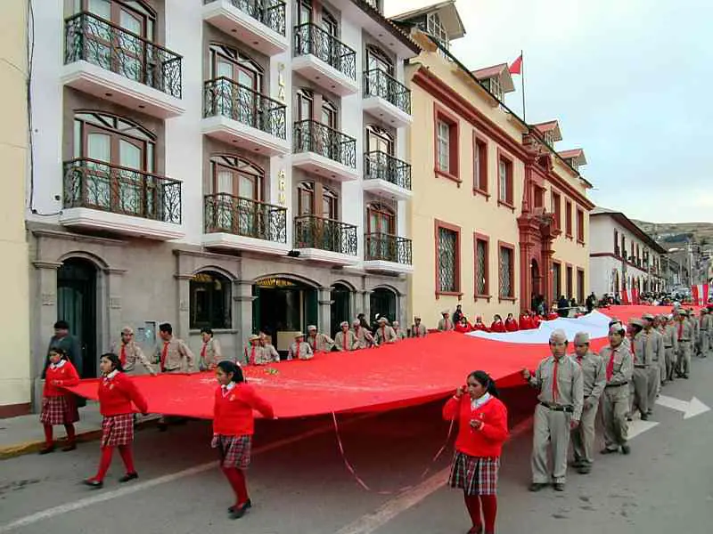 Flag Day, Puno, Peru