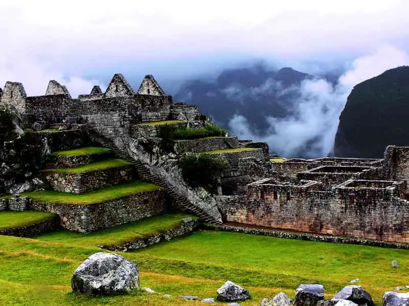 Stairs at Machu Picchu