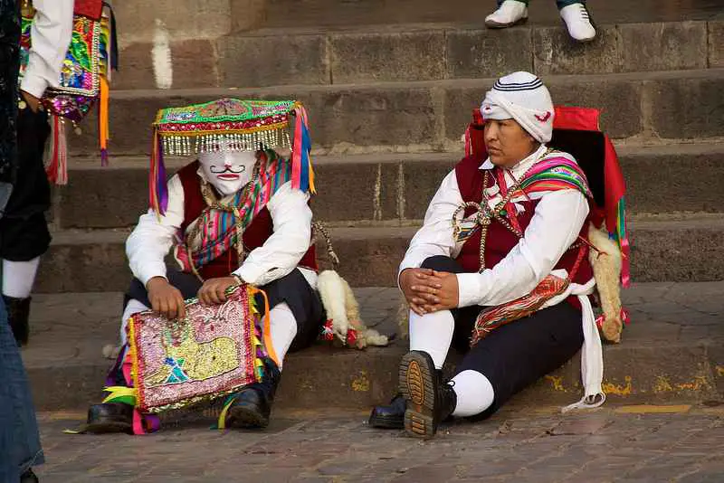 Traditional Andean dance festival